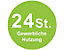 Bürostuhl Contract Plus 24/7 | mit Netz-Rückenlehne | höhenverstellbar | Rot | Tragfähigkeit 150 kg | Certeo