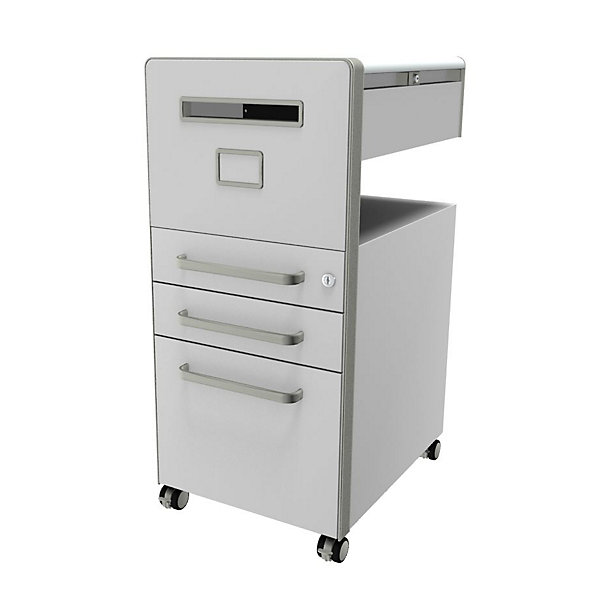 Image of Bisley Assistenzmöbel Bite® - linksseitig öffnend Whiteboard 2 Universalschubladen 1 HR-Schublade