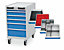 Werkstattwagen Schubladenschrank mit 5 Schubladen inkl. Einteilungssortiment | Bedrunka & Hirth