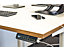 Schreibtisch elektrisch höhenverstellbar | BxT 120 x 80 cm | weiß | newpo