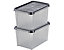 Boîte de rangement Dry | 45 l | Étanche | Transparente | Avec couvercle | SmartStore