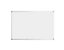 Whiteboard Maya | emaillierte Oberfläche | BxH 120 x 90 cm | Silber, Weiß | Bi-Office