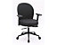 Chaise de bureau Ben | Réglable en hauteur | Tissu | Noir | Certeo
