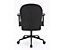 Chaise de bureau Ben | Réglable en hauteur | Tissu | Noir | Certeo