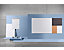 Magnetisches Whiteboard | BxH 115 x 75 cm | Weiß | Bi-Office