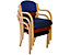 Chaise empilable Devonshire Avec accoudoirs | Piètement bois | Gris | Certeo