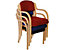 Chaise empilable Devonshire Avec accoudoirs | Piètement bois | Gris | Certeo