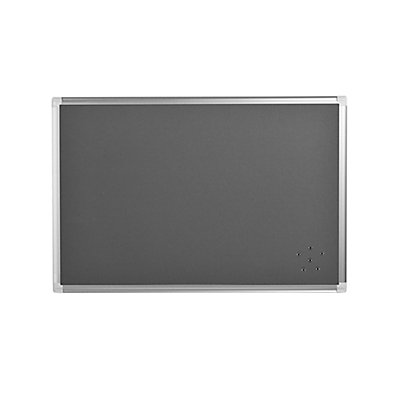 Filz-Notiztafel New Generation | BxH 120 x 90 cm | Silber, Grau | Bi-Office