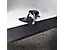 Fitnessboden Schwarz | Gummi | HxBxT 1,6 x 90 x 90 cm | VE 3 | Home Gym | Certeo
