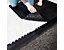 Bordure biseautée pour tapis antidérapant | Caoutchouc | HxLxP 1,6 x 100 x 10 cm | Mâle | Noir | Certeo