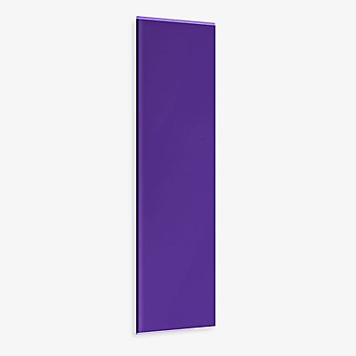 Glasboard | Magnettafel | HxB 20 x 60 cm | Aubergine | Certeo
