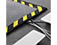 Kabelmatte | mit Warnumrandung | BxL 40 x 120 cm | Grau | Certeo