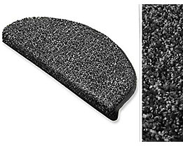 LxBxH 25 x 75 x 2 cm Aus robusten Ringgummi Certeo Gummi-Stufenmatten für Außen Antirutschmatte Treppenmatte Rutschemmend 