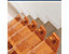 Stufenmatte Akzent | Halbrund | LxBxH 23,5 x 65 x 3,5 cm | Grau | VE 1 | Certeo