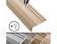 Stufenkantenprofil Glory | L-Form | LxBxH 90 x 3,6 x 1,7 cm | Bronze hell | Certeo