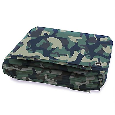 Bâche de protection | Polyéthylène | Camouflage | 100 g/m² | lxL 2 x 3 m | Certeo