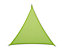 Voile d'ombrage imperméable HxlxL 3 x 3 x 3 m | Blanc | Triangulaire | Certeo