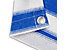 Balkonsichtschutz | ® | HxB 90 x 500 cm | Grau |  Certeo