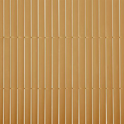 PVC-Sichtschutzzaun | HxL 100 x 300 cm | Braun |  Certeo
