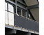 Brise-vue pour balcon en PVC | HxL 90 x 600 cm | Anthracite | Certeo