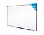 Tableau blanc laqué | Inrayable & magnétique | HxL 30 x 45 cm | Blanc | Certeo