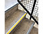 Treppenkantenprofil | Power Grip | Gummieinlage | Selbstklebend | LxBxH 100 x 4,2 x 2 cm | Schwarz | Certeo