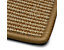 Teppich Salvador | Gekettelter Rand | Kettelung: Rot | BxL 50 x 50 cm | Natur | Stärke: 8 mm | Certeo