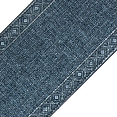 Teppich Sarah | BxL 67 x 150 cm | Blau | Stärke: 5,4 mm | Certeo