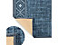 Teppich Sarah | BxL 67 x 150 cm | Blau | Stärke: 5,4 mm | Certeo