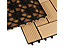 Klickfliesen | WPC-Terrassendielen | LxB 30 x 30 cm | Naturstein | VE 1 | Certeo