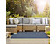 Outdoor-Teppich Bitonto | BxL 60 x 100 cm | Gelb, Beige | Certeo