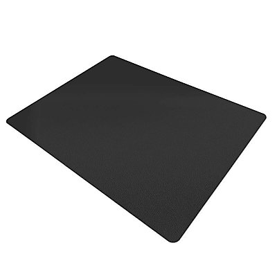 Bodenschutzmatte | BxL 90 x 120 cm | Polypropylen | Schwarz | Für Teppichboden | Certeo