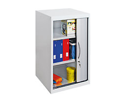 Armoire à rideaux - largeur 500 mm, 2 tablettes
