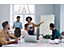 Mobiles Flipchart Business | BxHxT 70 x 165 x 76 cm | Glas | Weiß | Bi-Office
