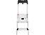 Alu-Stufenstehleiter ComfortLine L80 | Tragfähigkeit 150 kg | 4 Stufen | Hailo