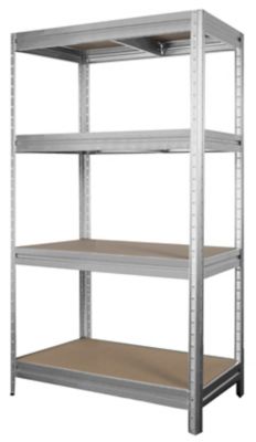 Mega Deal | 3x Kellerregale | HxBxT 1770 x 900 x 450 mm | 450 kg pro Fachboden | Silber | Certeo