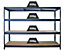 Lot de 3x étagères pour charges lourdes | HxLxP 1770 x 900 x 450 mm | 450 kg par tablette | Argent | Certeo