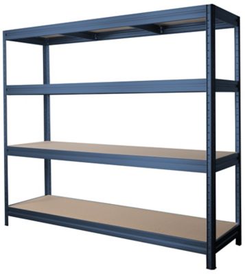 Mega Deal | 4x Schwerlastregale | HxBxT 1770 x 900 x 450 mm | 450 kg pro Fachboden | Dunkelgrau| Certeo