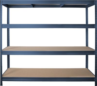 Mega Deal | 4x Garagenregale | HxBxT 1770 x 900 x 450 mm | 450 kg pro Fachboden | Silber | Certeo