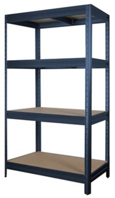 Lot de 5x étagères pour cave | HxLxP 1770 x 900 x 450 mm | 450 kg par tablette | Argent | Certeo