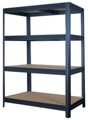 Lot de 5x étagères pour cave | HxLxP 1770 x 900 x 450 mm | 450 kg par tablette | Argent | Certeo