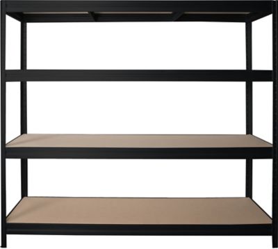 Mega Deal | 5x Profi-Schwerlastregale | HxBxT 1770 x 900 x 450 mm | 450 kg pro Fachboden | Dunkelgrau| Certeo | Certeo