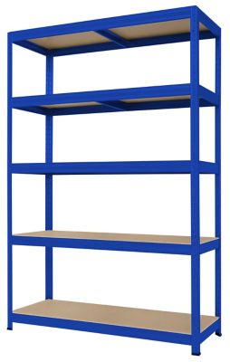 Mega Deal | 4x Schwerlastregale | HxBxT 1800 x 1200 x 450 mm | 250 kg pro Fachboden | Galvanisch verzinkt | Certeo