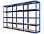 Lot de 2x étagères pour garage | HxLxP 1800 x 900 x 450 mm | 350 kg par tablette | Argent | Certeo