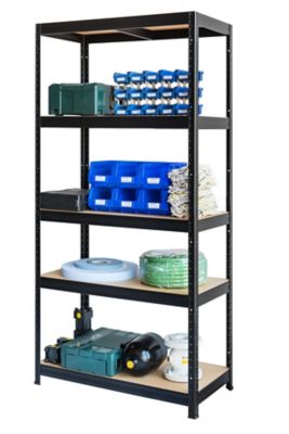Mega Deal | 2x Werkstattregale | HxBxT 1800 x 900 x 450 mm | 350 kg pro Fachboden | Silber | Certeo