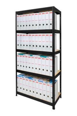Mega Deal | 2x Werkstattregale | HxBxT 1800 x 900 x 450 mm | 350 kg pro Fachboden | Silber | Certeo