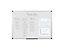 Whiteboard Maya | emaillierte Oberfläche | BxH 120 x 90 cm | Silber, Weiß | Bi-Office