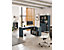 Büro-Set Serie 500 | Aktenregal + Schiebetürschrank + Regalkreuz | Weiß | Möbelpartner