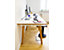 Bureau Bench Yunique | Table de réunion extensible | HxLxP 740 x 1200 x 797 mm | Extension simple | Nature | Novigami