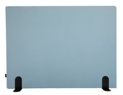 Akustik Stellwand Curve | Freistehend | HxBxT 1800 x 1200 x 40 mm | Grau | Weiße Füße | Novigami